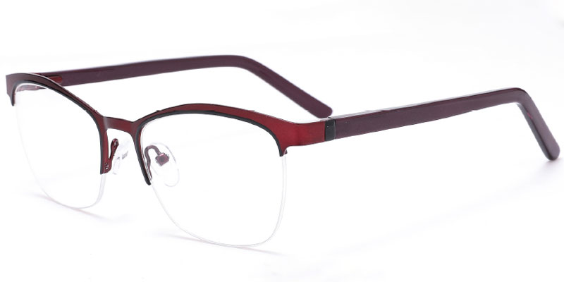 Abbeville - Fashion Handmade Square Semi Rim Optical Frame Wholesale