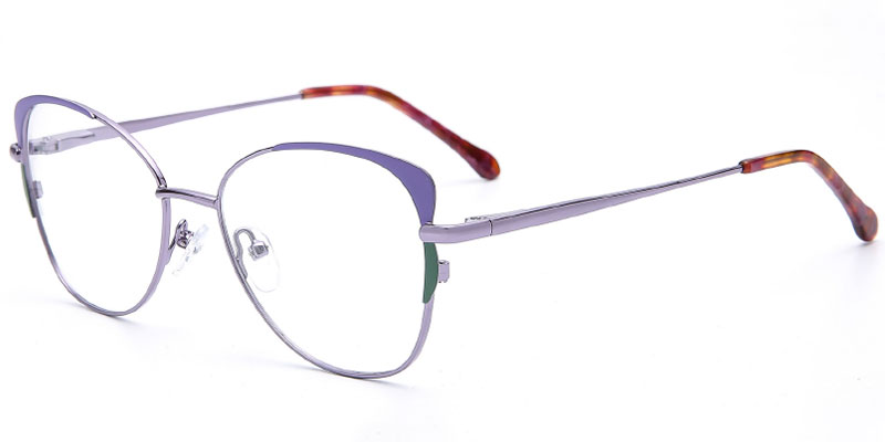 Alma - 52mm Women's Butterfly Metal Optical Frame
