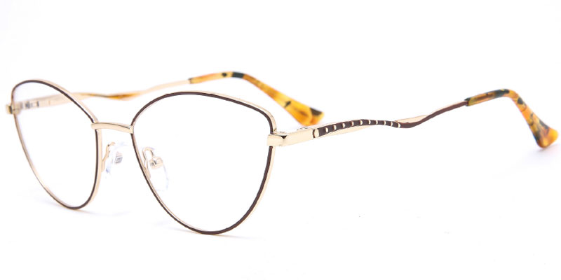 Asheboro - Women's Thin Metal Optical Frame Factory Direct Stock