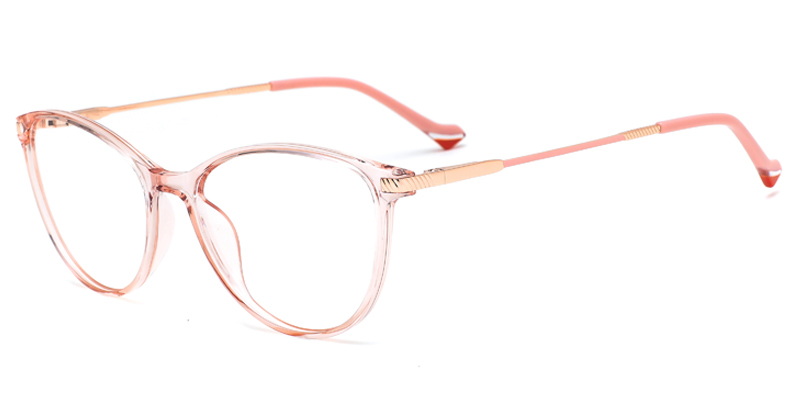 Azalea Womens Oval TR90 Metal Hybrid Eyeglasses, Balance Facial Contours
