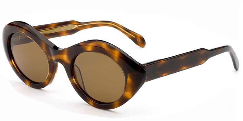 Canton Women's 50mm Bold Oval Acetate Sunglasses | China Factory Direct Supply