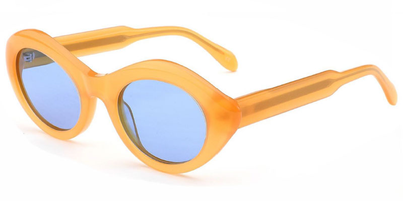 Canton Women's 50mm Bold Oval Acetate Sunglasses | China Factory Direct Supply