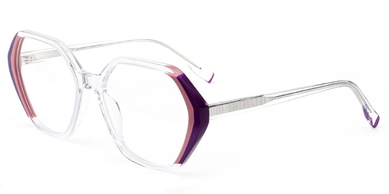 Charlotte Womens Over fit Lamination Acetate Optical Frame | Factory Direct Wholesale
