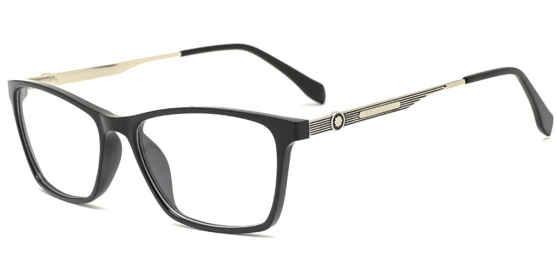 Dayton Men’s Rectangular TR90 & Metal Optical Frame – Factory Ready Stock