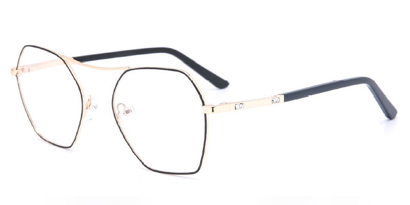 Edmond | Factory Wholesale ODM Women's Hexagon Metal Optical