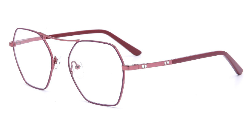 Edmond | Factory Wholesale ODM Women's Hexagon Metal Optical
