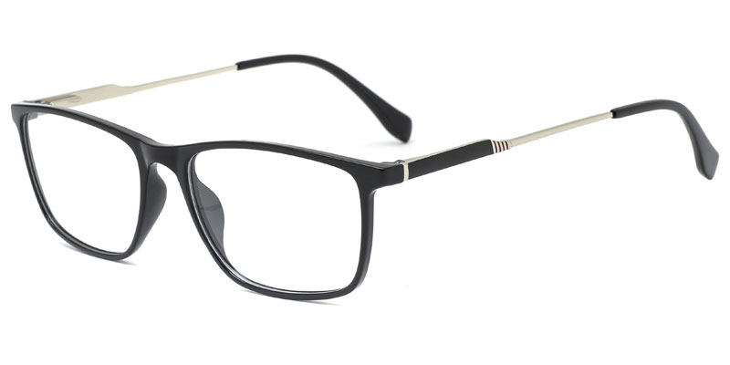 Flint Rectangle Men's TR90 Metal Hybrid Optical Frame - China Factory Direct