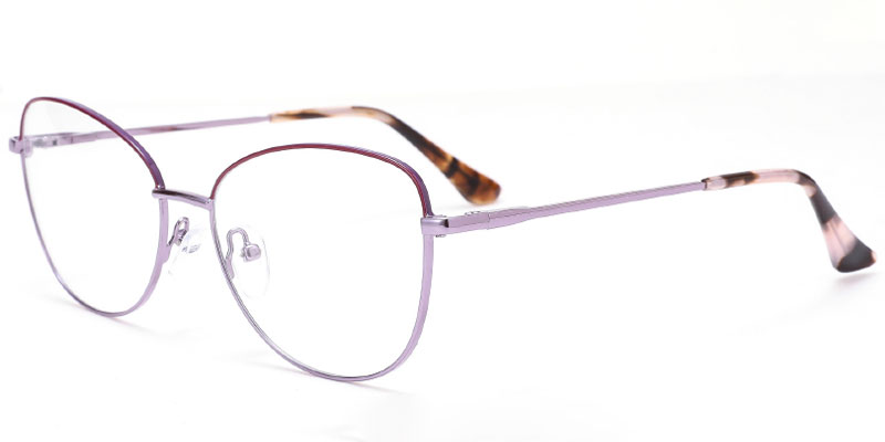 Framingham - Wholesale 54mm Cat-Eye Metal Eyewear Frame
