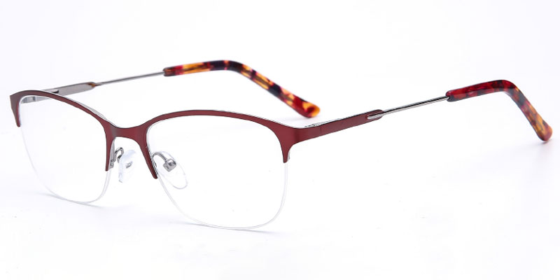 Gastonia - Women's 52mm Semi Rim Metal Optical Frame