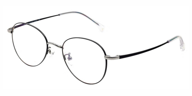 Hedgehog Titanium Alloy Teenager Optical Frame,3D sculpted temple hinge design,Enhanced field of vision