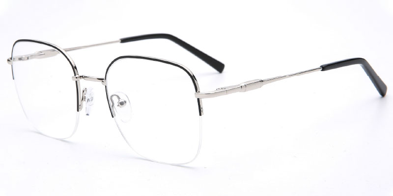 Houghton - 51mm Men's Square Metal Optical Frame