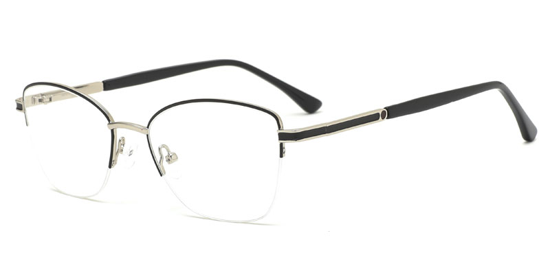Women's Metal Optical Frame with Epoxy Effect