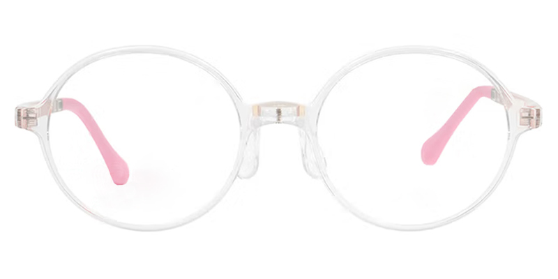 Ladbug G850 Teenager Round 0ptical Frame, Integrated Saddle Silicone Nose Pads, Impact Resistant