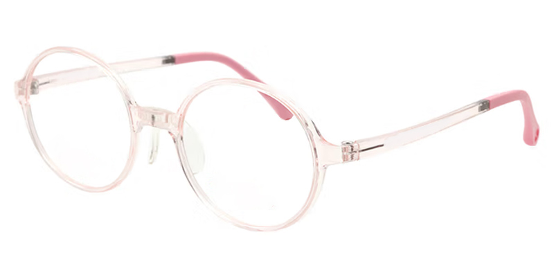 Ladbug G850 Teenager Round 0ptical Frame, Integrated Saddle Silicone Nose Pads, Impact Resistant