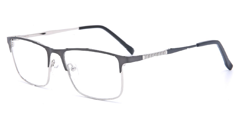 Massillon Rectangle Stainless Steel Metal Optical Frame Wholesale, 54mm