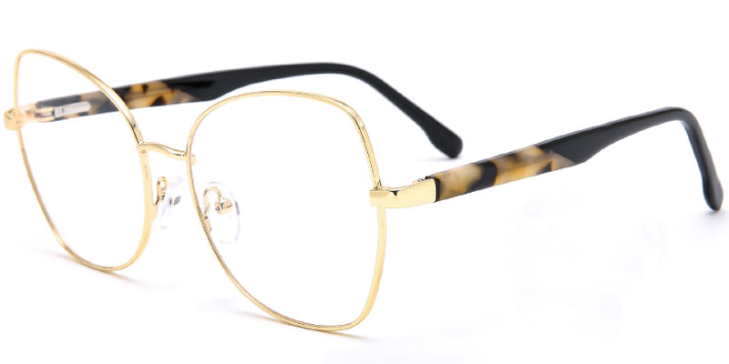 Paltz Full Rim Butterfly Metal Optical Frame Premium OEM Bulk Eyewear Wholesale