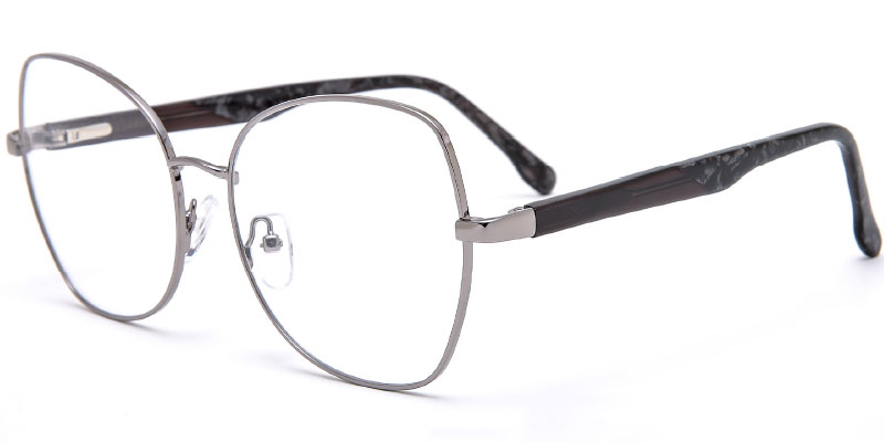Paltz Full Rim Butterfly Metal Optical Frame Premium OEM Bulk Eyewear Wholesale