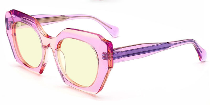 Peekskill Women's Bold Futuristic Acetate Sunglasses | Factory Direct Wholesale