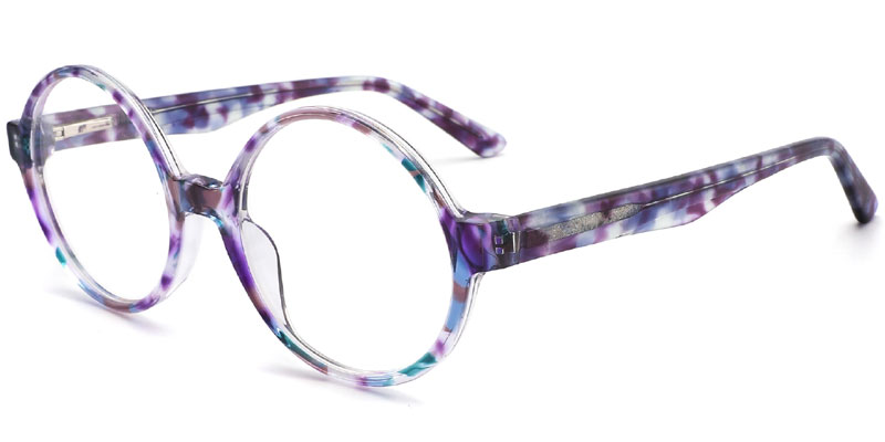 Twinkle Kids Round Shape Acetate Eyeglasses Frame,48mm