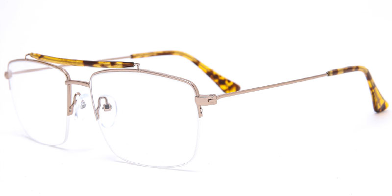 Raton - Men's Acetate Top Bar Metal Optical Frame Wholesale
