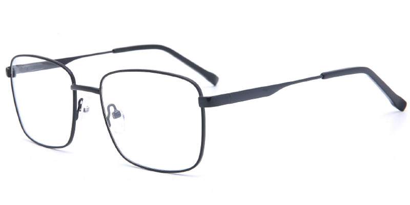 Reedsport Mens 56mm Square Metal Optical Frame OEM Wholesale