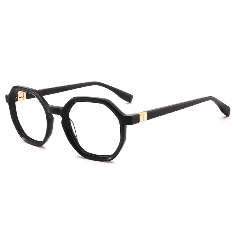 Shreveport Geometric Acetate Eyeglasses Frame, 50mm