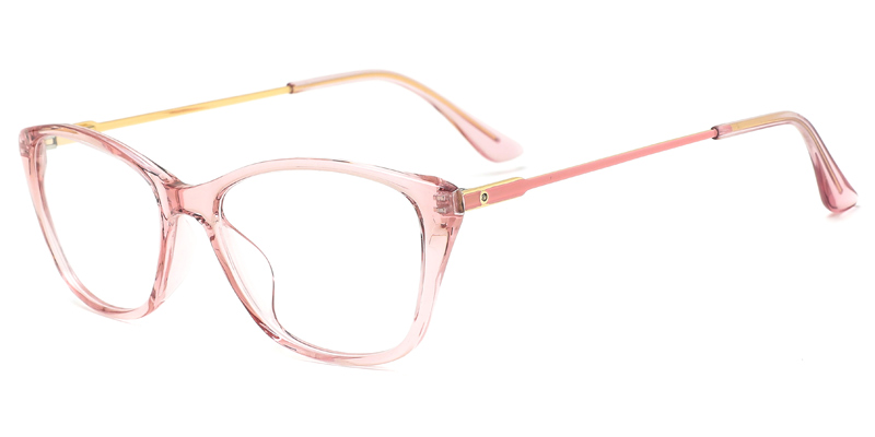 Tulip Womenfolk TR90 Oval Optical Frame, Transparent Tones, Light Vision