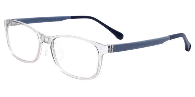Whale G850 Youth Rectangle Eyeglasses, Rounded Edge, Injury Prevention