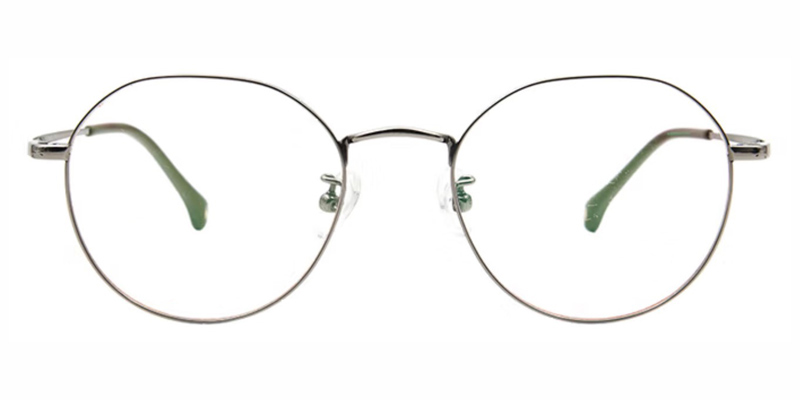 Hippo Titanium Alloy Round Teenager Optical Frame,Skin-safe coating,Factory direct