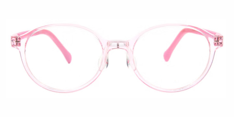Pony tr90 oval Kid-friendly eyeglasses,Silicone nose pads,Safe and comfortable