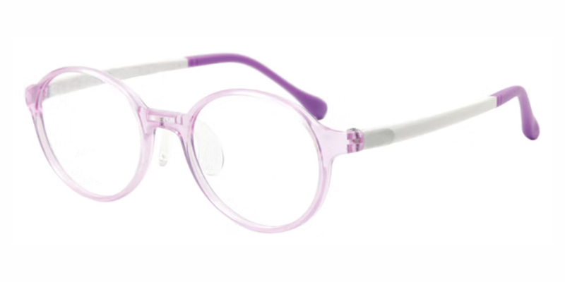 Teddy Shine TR90 Round Kids Eyewears,Skin-Friendly Softness,Reduce Pressure