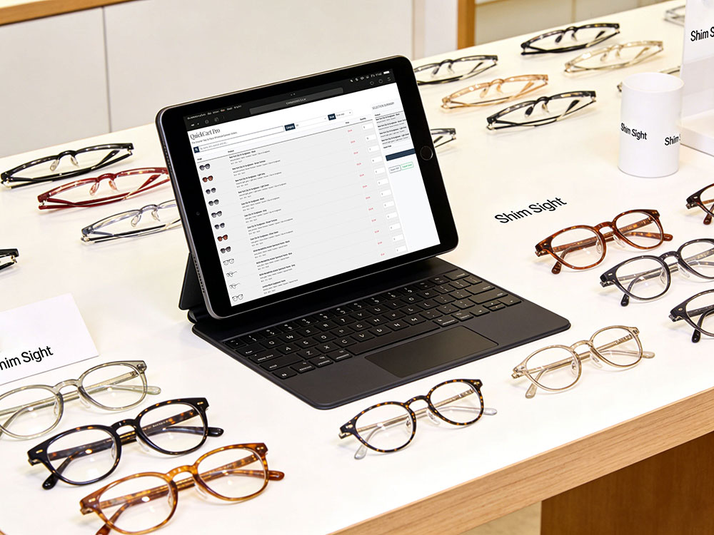 Using QuickCart to order Eyewear Frame