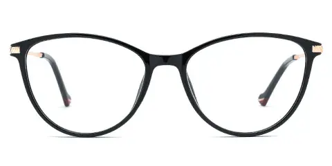 Azalea Womens Oval TR90 Metal Hybrid Eyeglasses, Balance Facial Contours