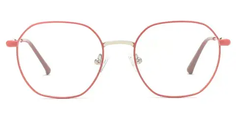 Camellia Women Round Metal Eyeglasses, Summer Colorful Dot Paint Series