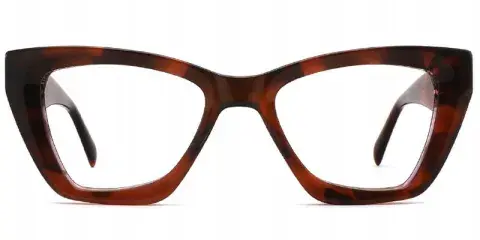 Castine Havana Tortoise Acetate Cat Eye Eyeglasses, 52mm