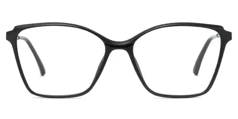 Daffodil Ladies Rectangle TR90 Metal Hybrid Eyewear,  Metal Crystal Hollow