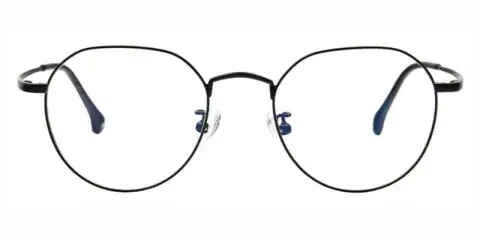 Frog Titanium Alloy Round Teenager Eyeglasses,Zero pressure design,for all-day comfort