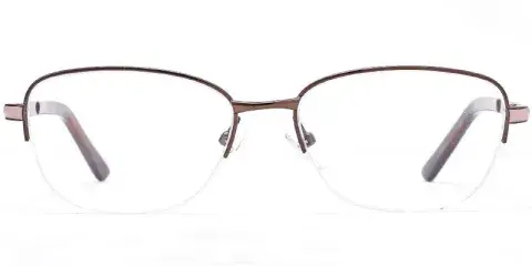 Helena - Factory Supply Women's Semi Rim Metal Optical Frame