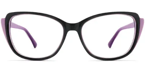 Moon Factory Supply Girls Butterfly Acetate Spectacle Frame, 47mm