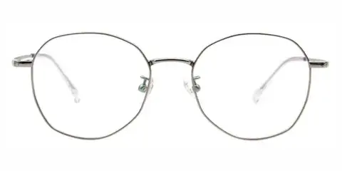 Mouse Squeak Titanium Alloy Geometric Teenager Eyeglasses,Super light and hypoallergenic