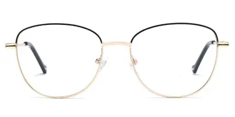 Roselle Round Shape Two Tone Metal Optical Frame for Women