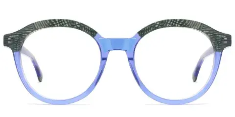 Sedalia Women's Laminated Acetate Pantos Eyeglasses Frame