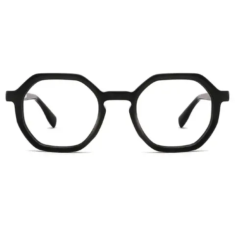 Shreveport Geometric Acetate Eyeglasses Frame, 50mm