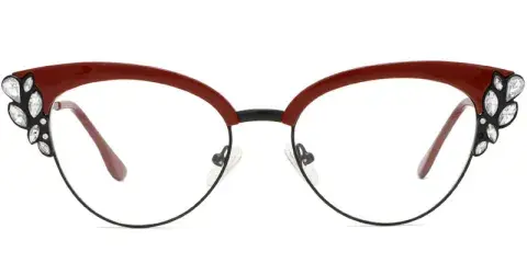 Victoria Women's Trendy Metal Optical Frame