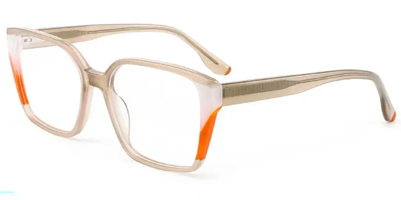 Astoria 55mm Handmade Premium Acetate Optical Frame | Ready Stock Bulk Order - Brown