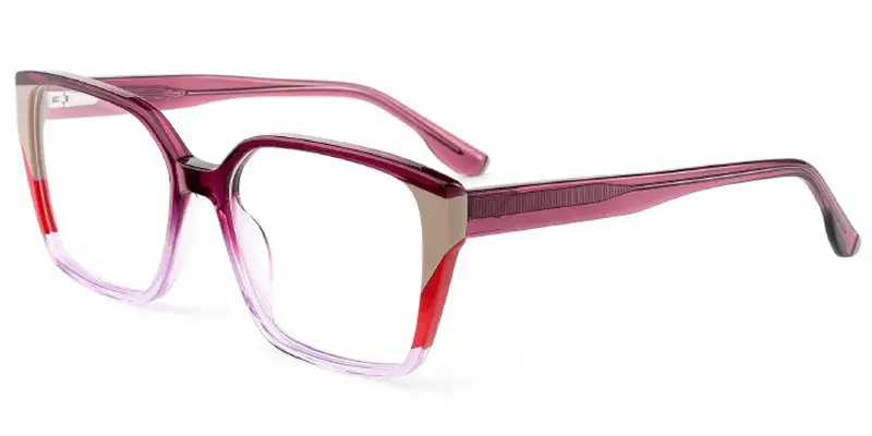 Astoria 55mm Handmade Premium Acetate Optical Frame | Ready Stock Bulk Order - Pink