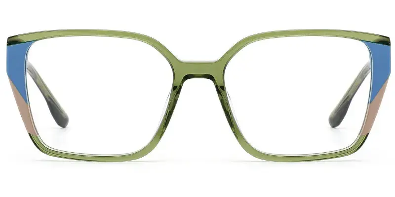 Astoria 55mm Handmade Premium Acetate Optical Frame | Ready Stock Bulk Order - Light Green