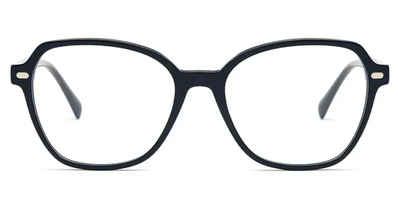 Athens Acetate Mangent Clip On Sunglasses Wholesale - Black