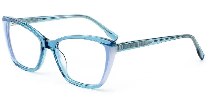 Baraboo Women's Acetate Eyeglasses Frame - Blue