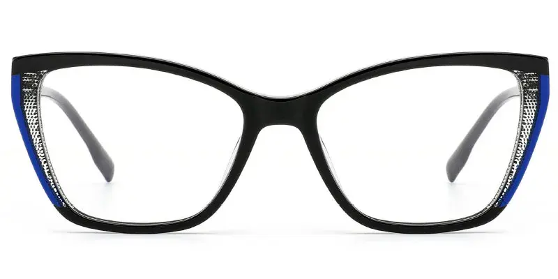 Baraboo Women's Acetate Eyeglasses Frame - Black